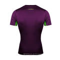 Umidade Wicking Dry Fit Camiseta justa